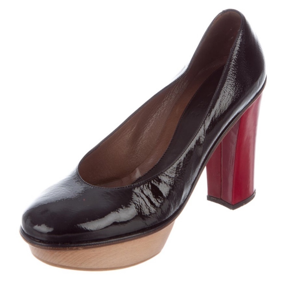 Marni platform patent pumps - Picture 3 of 14